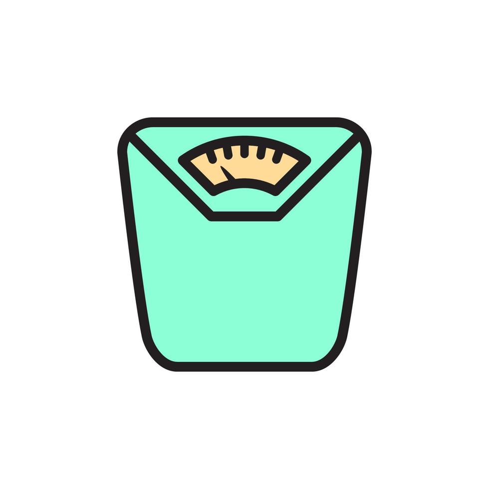 Weight Scales Icon EPS 10 vector