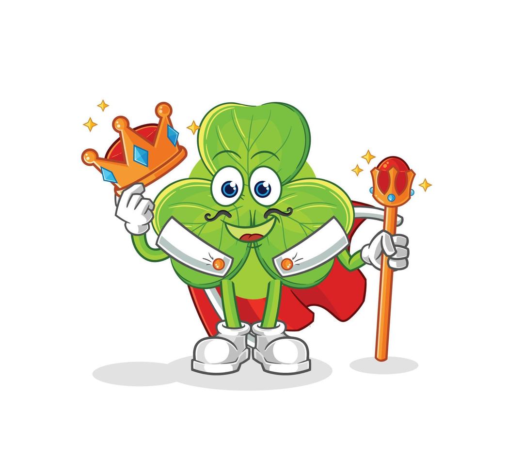 clover character cartoon vector