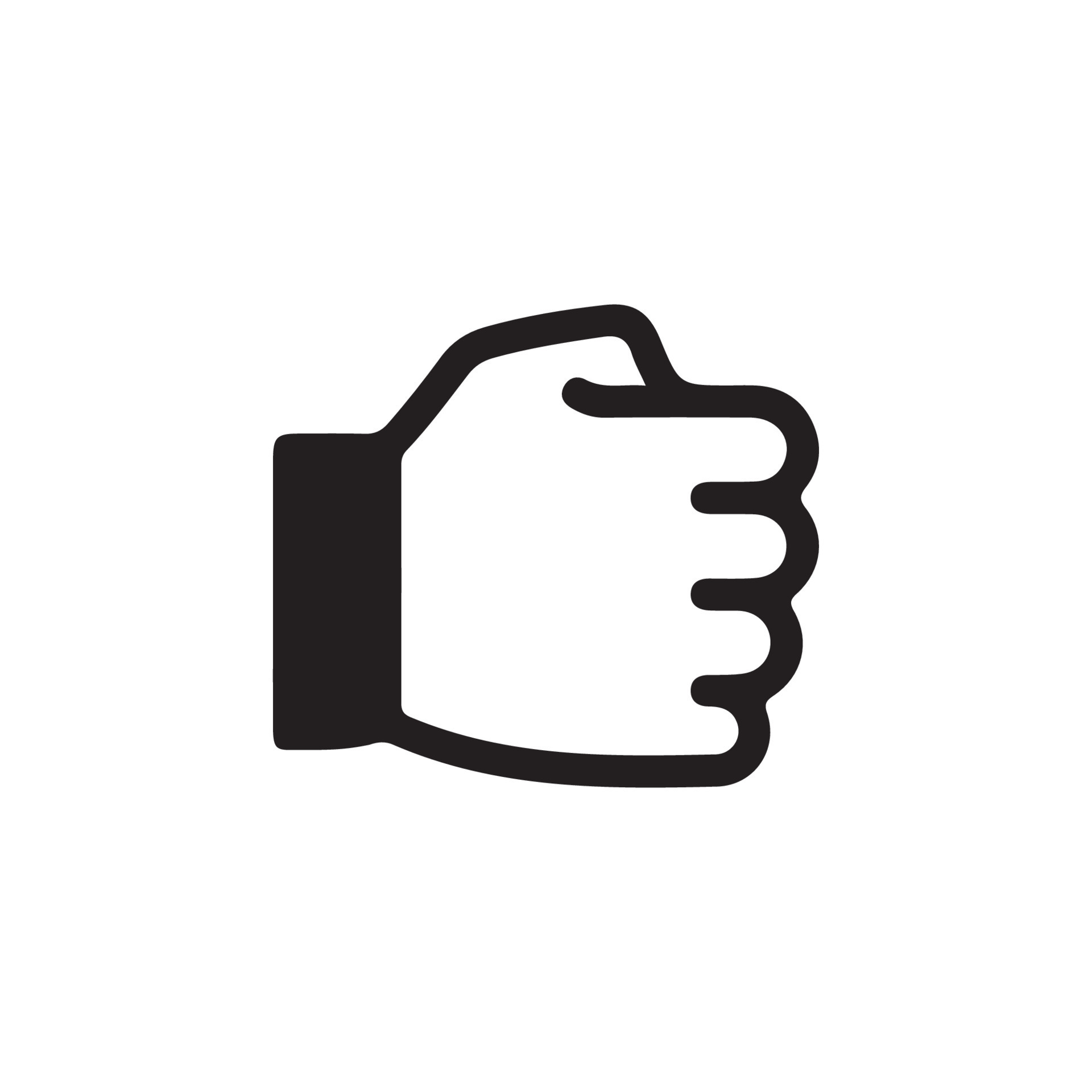 icono de empuñadura de mano eps 10 10736494 Vector en Vecteezy