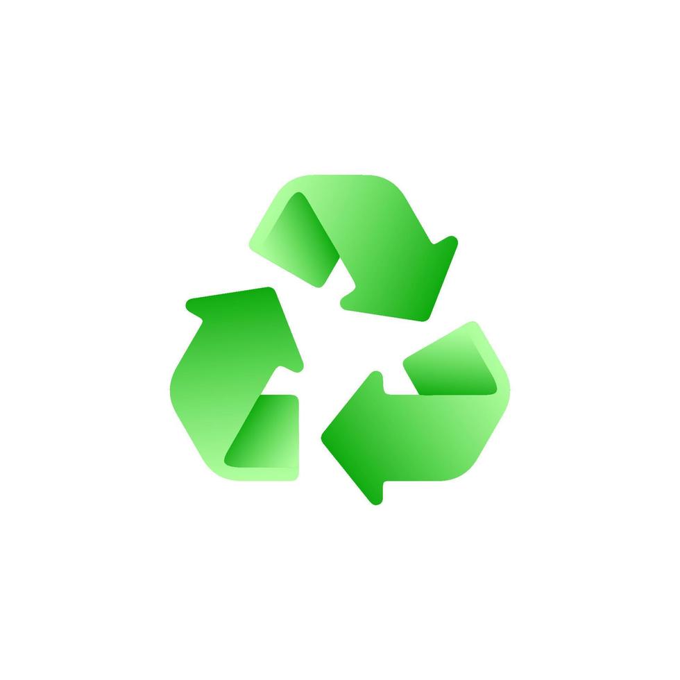 icono de reciclaje eps 10 vector