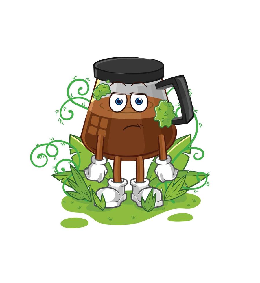 coffee machine vector character