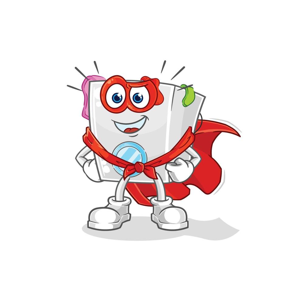 washing machine cartoon vector