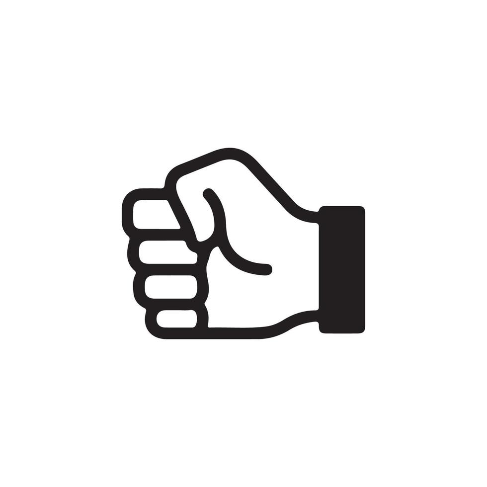 Hand Grip Icon EPS 10 vector