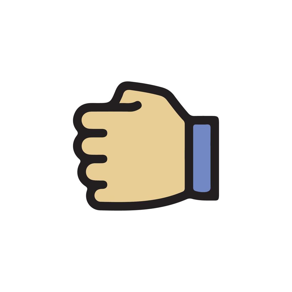 Hand Grip Icon EPS 10 vector
