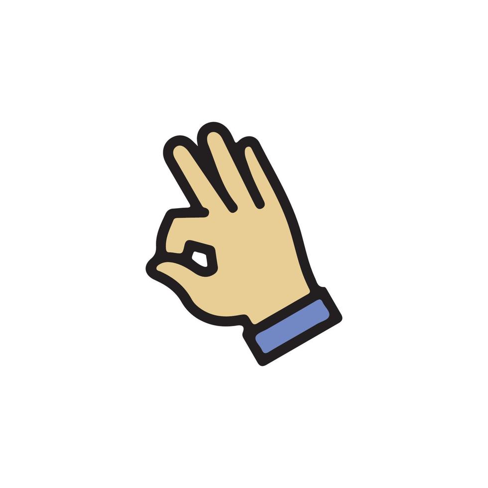 Gestures of Human Hands Icon EPS 10 vector