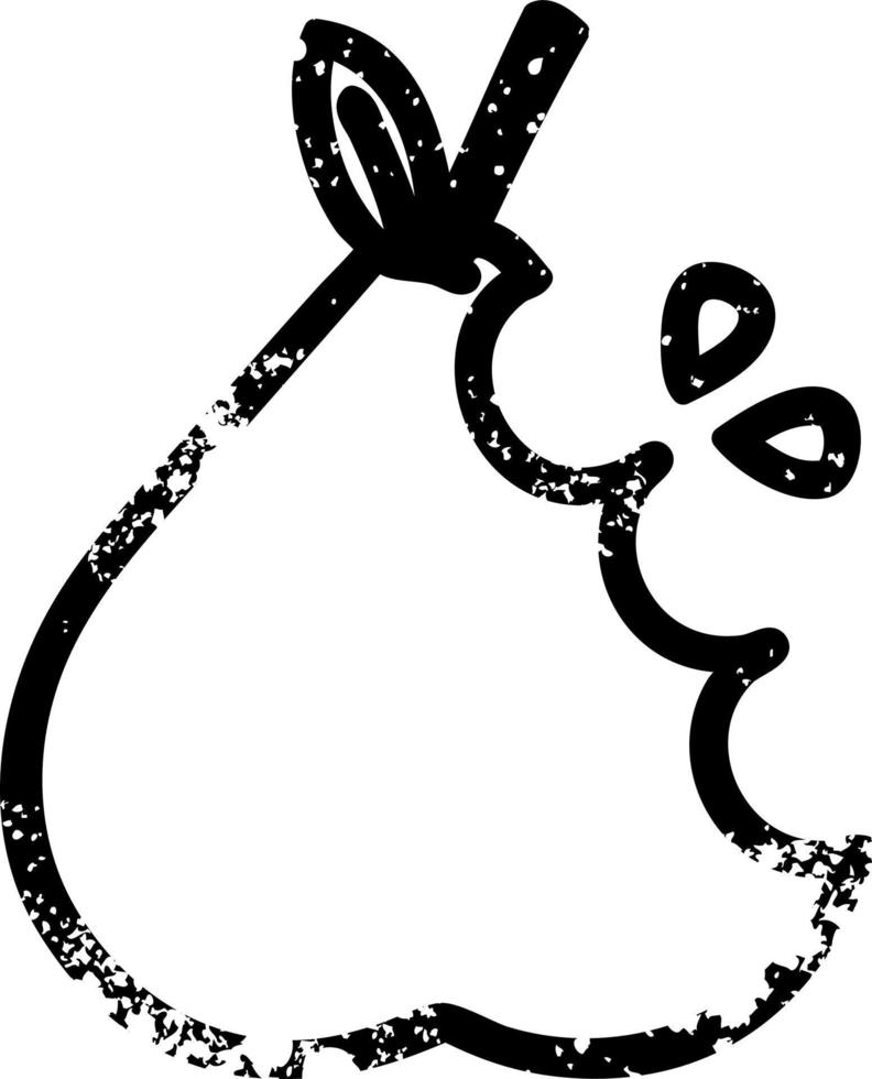 juicy pear icon vector