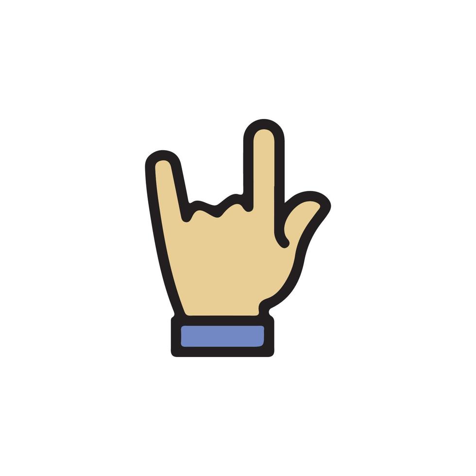 Gestures of Human Hands Icon EPS 10 vector