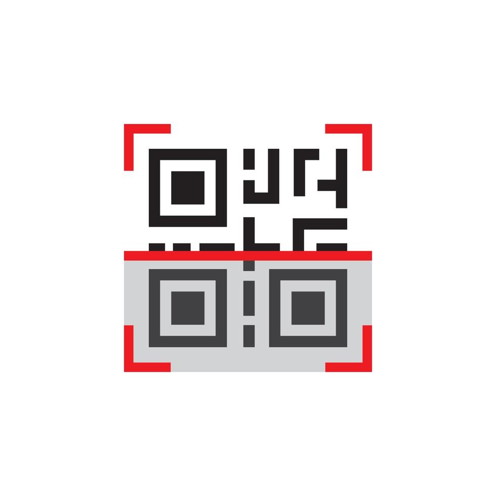 QR Icon EPS 10 vector