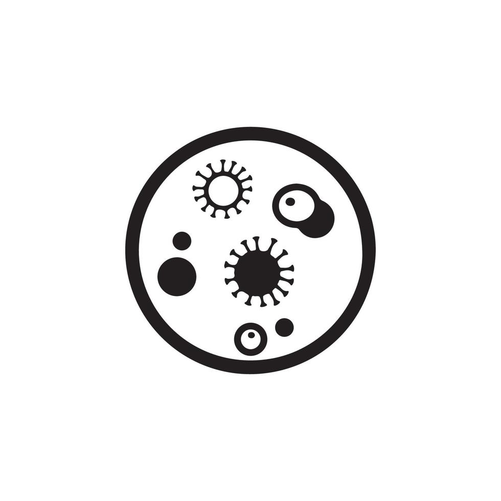 Microbe Icon EPS 10 vector