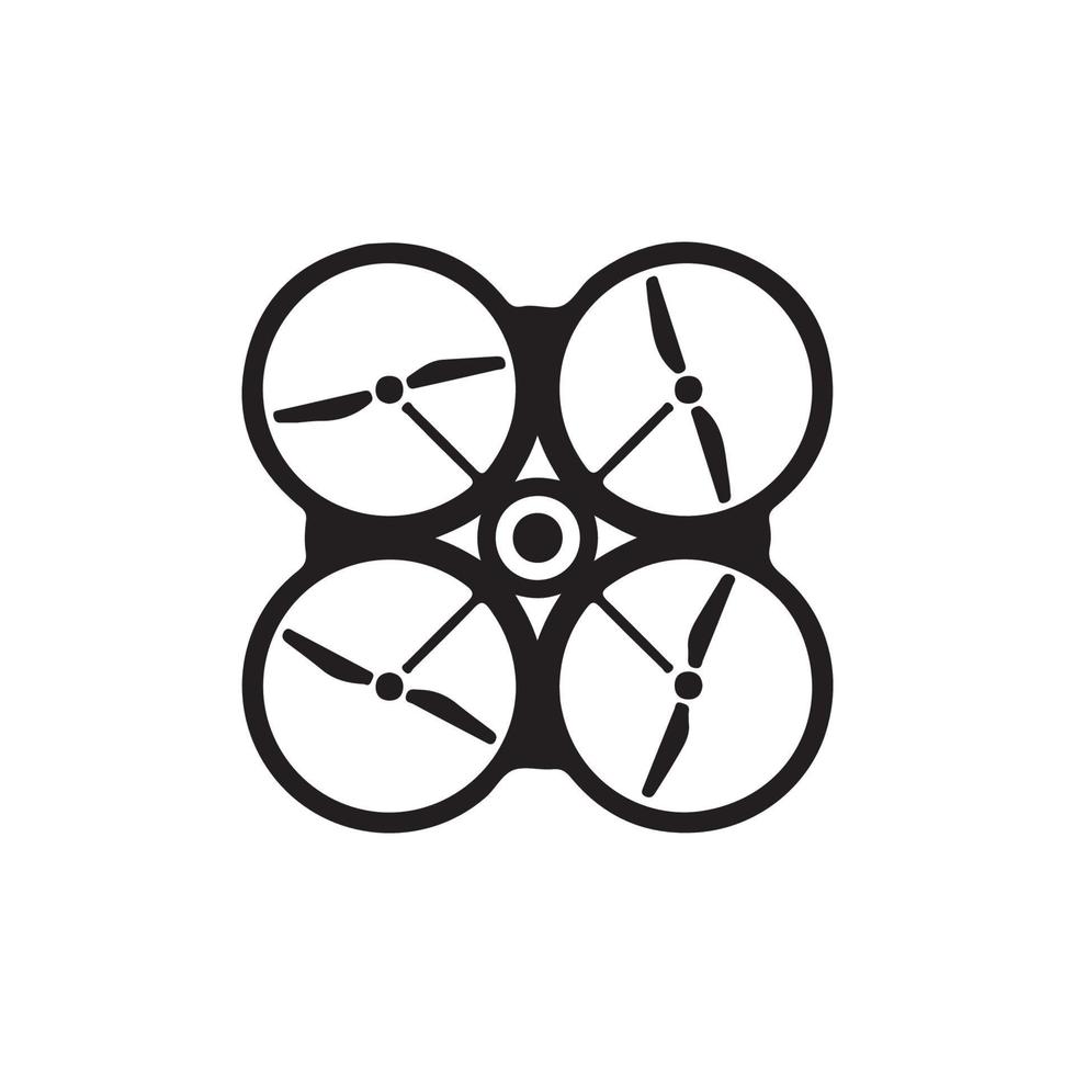 icono de dron eps 10 vector