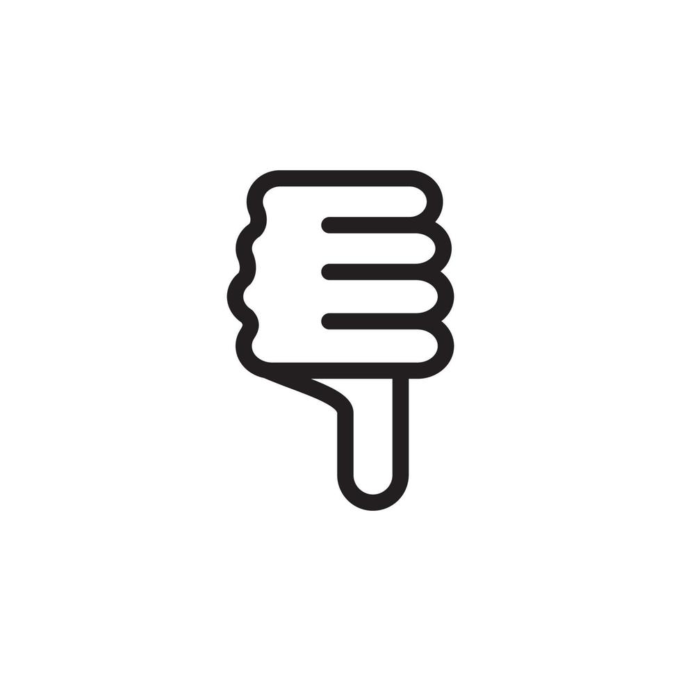 Thumbs Up and Down Icon EPS 10 vector