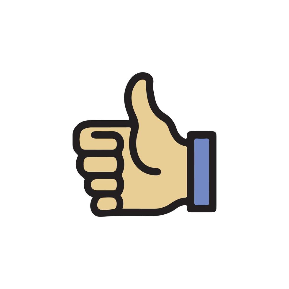 Thumbs Up and Down Icon EPS 10 vector