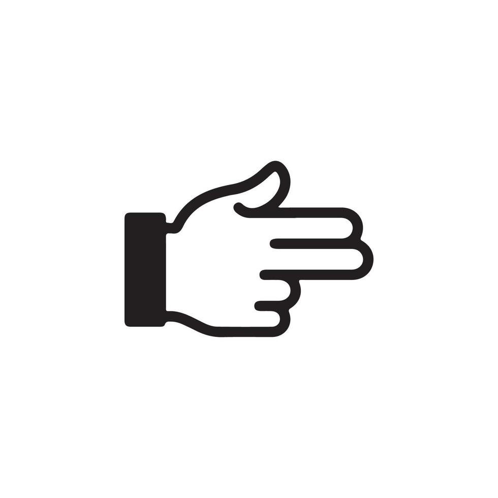 Gestures of Human Hands Icon EPS 10 vector