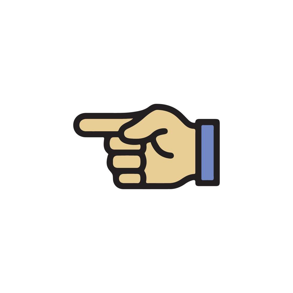 Gestures of Human Hands Icon EPS 10 vector