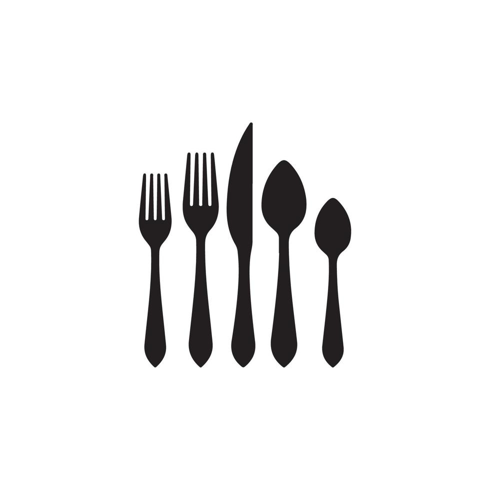 icono de utensilios de cocina eps 10 vector