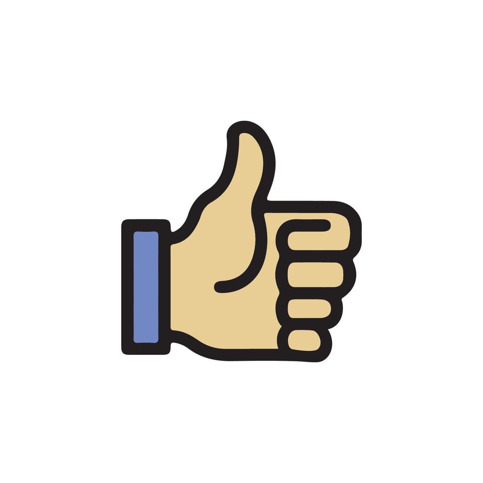 Thumbs Up and Down Icon EPS 10 vector