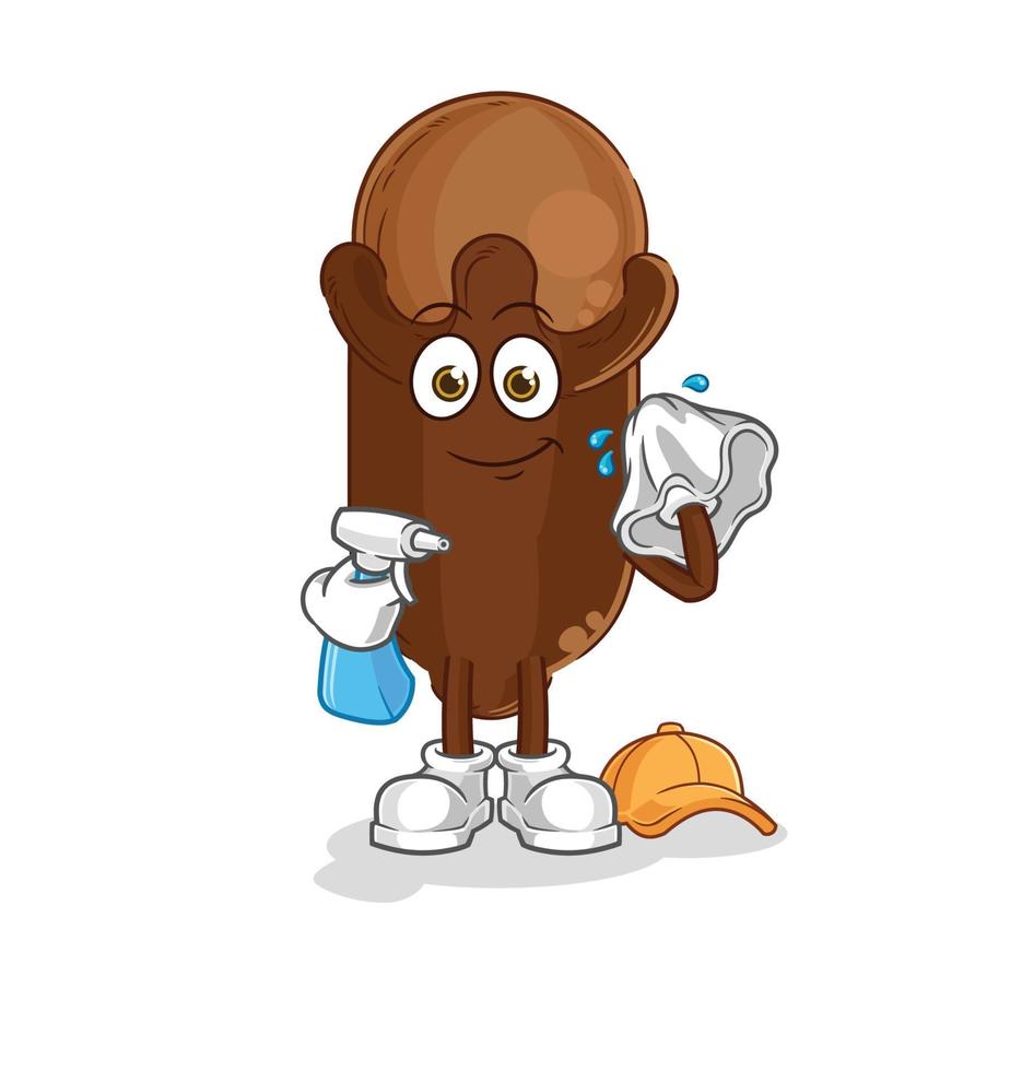 clove mascot vector