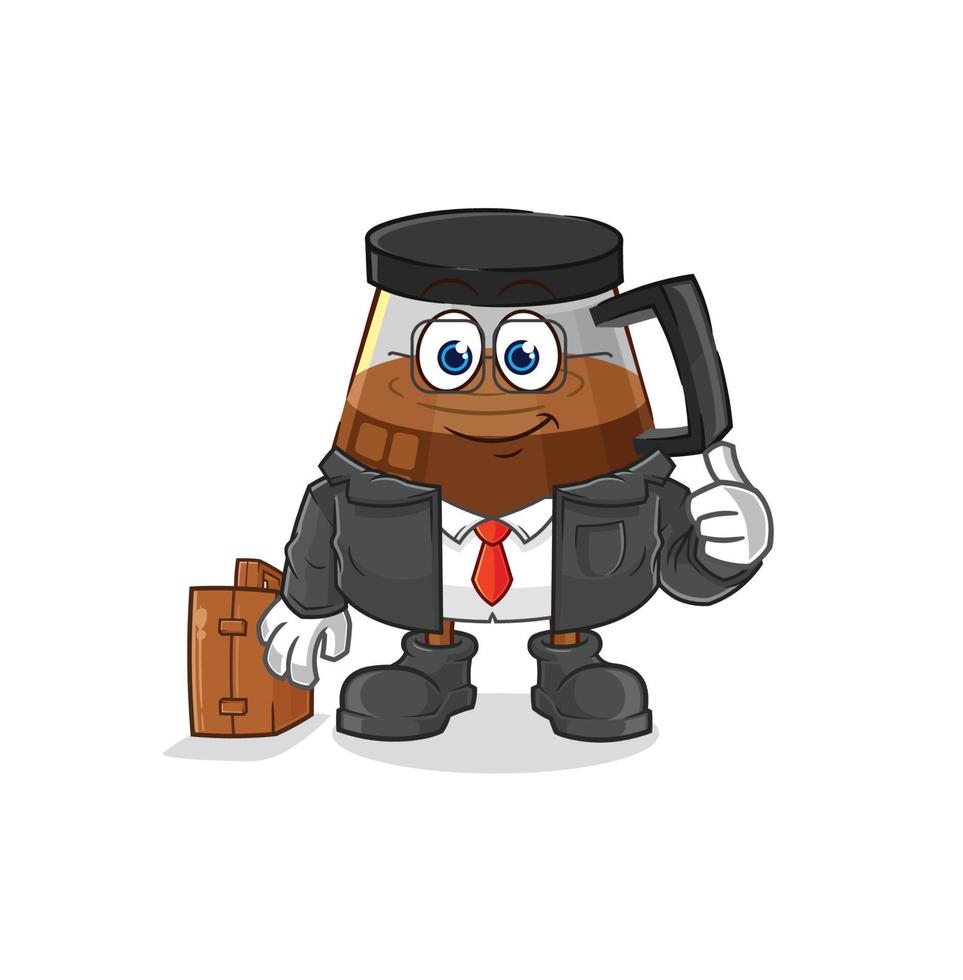coffee machine vector character