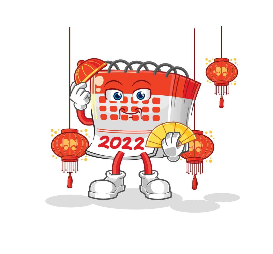 calendar cute cartoon vector