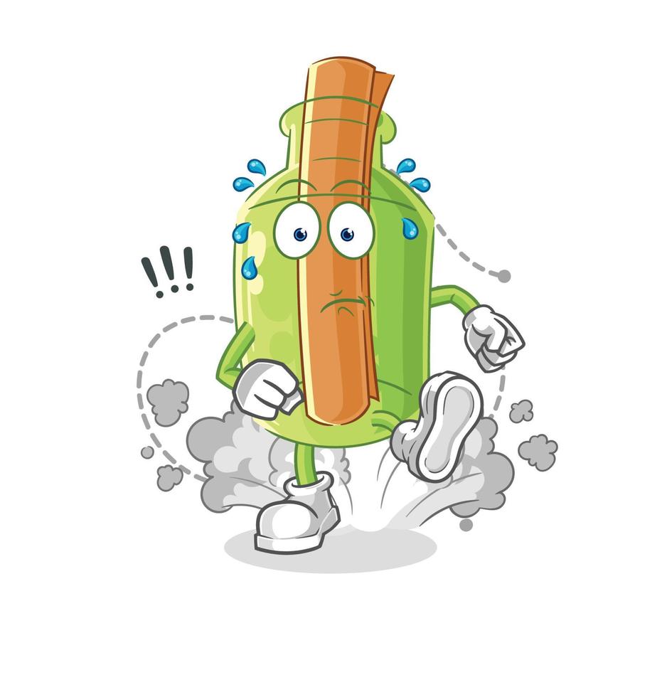 message in a bottle cartoon vector