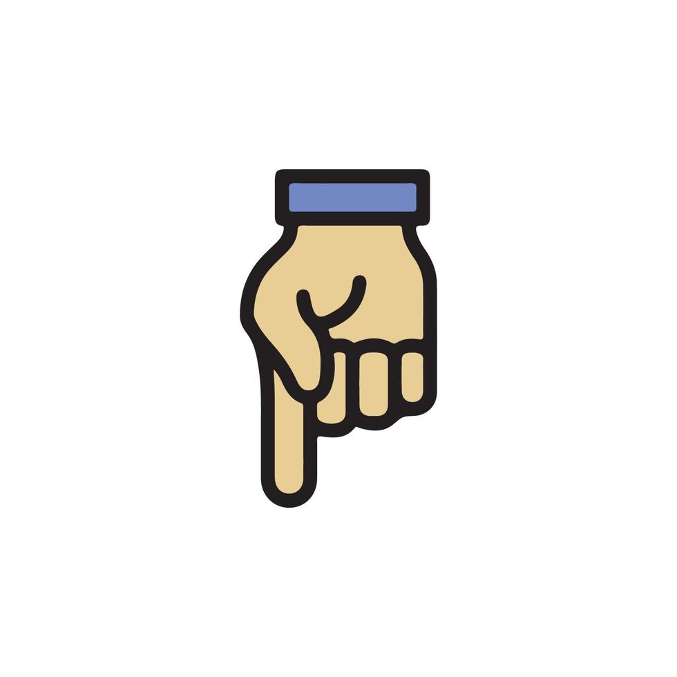 Gestures of Human Hands Icon EPS 10 vector