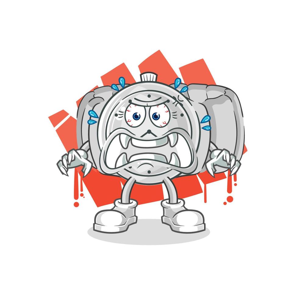 wristwatch cartoon character vector