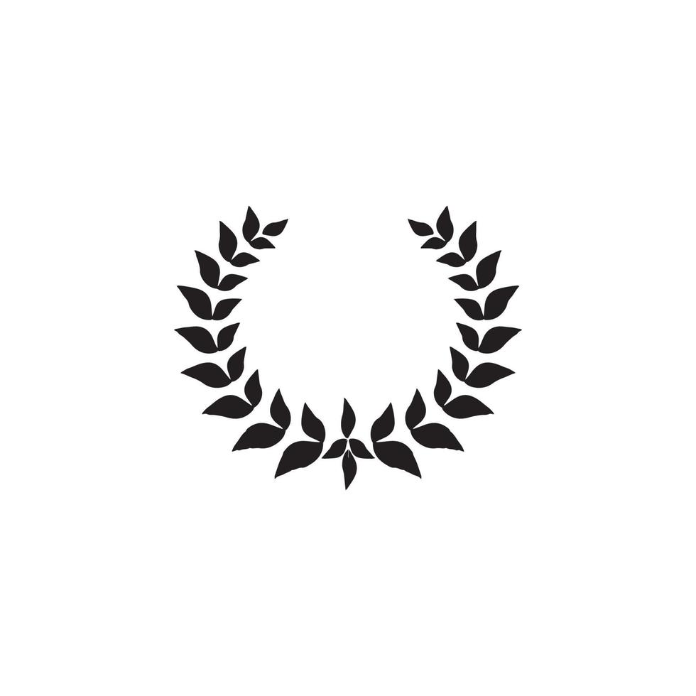 Laurel Wreath Icon EPS 10 vector