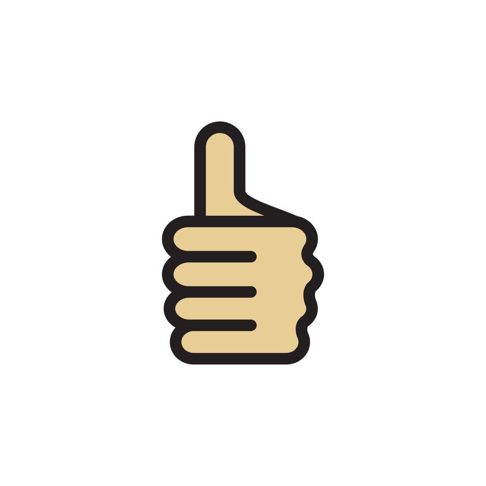 Thumbs Up and Down Icon EPS 10 vector