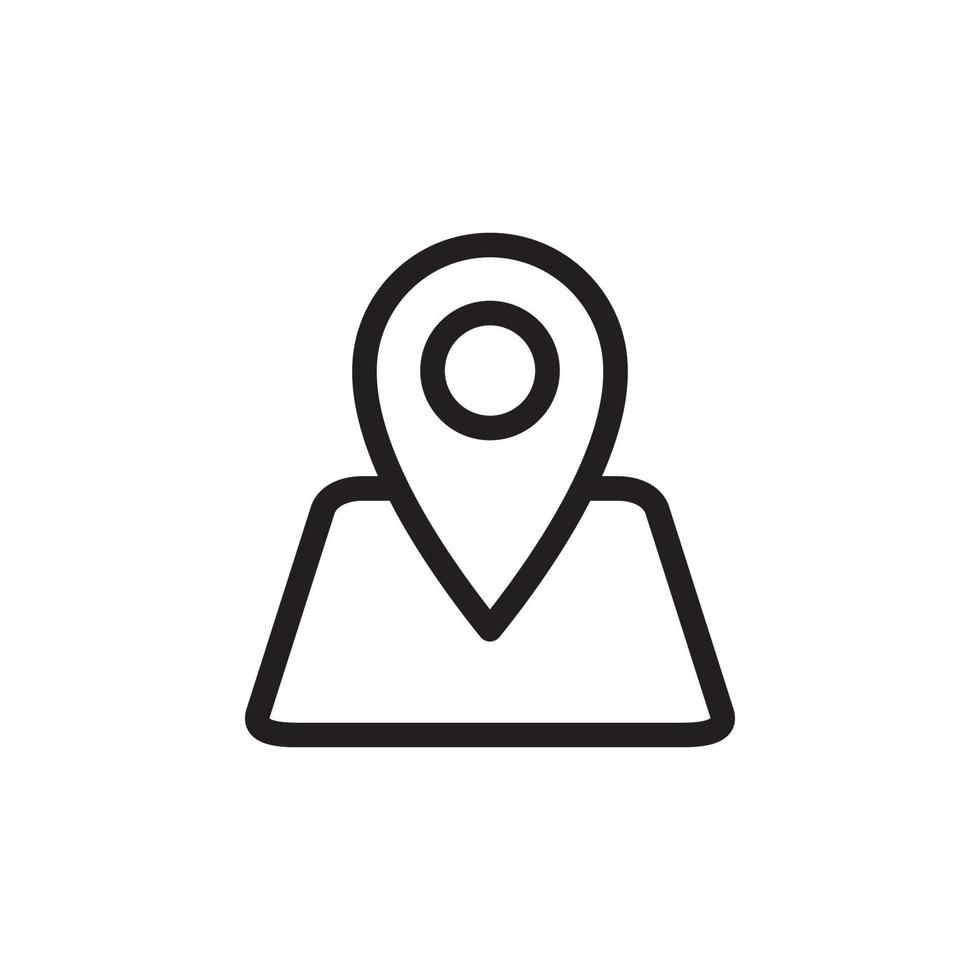 Map Location Icon EPS 10 vector