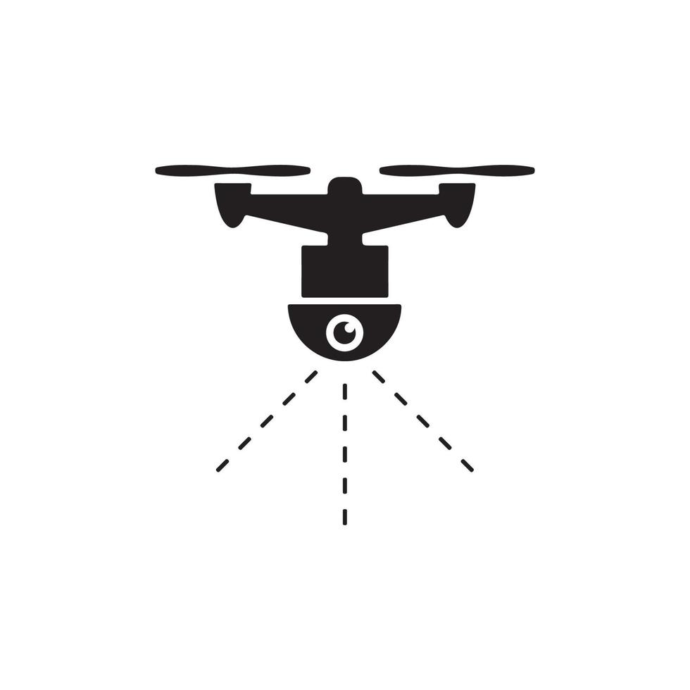 icono de dron eps 10 vector