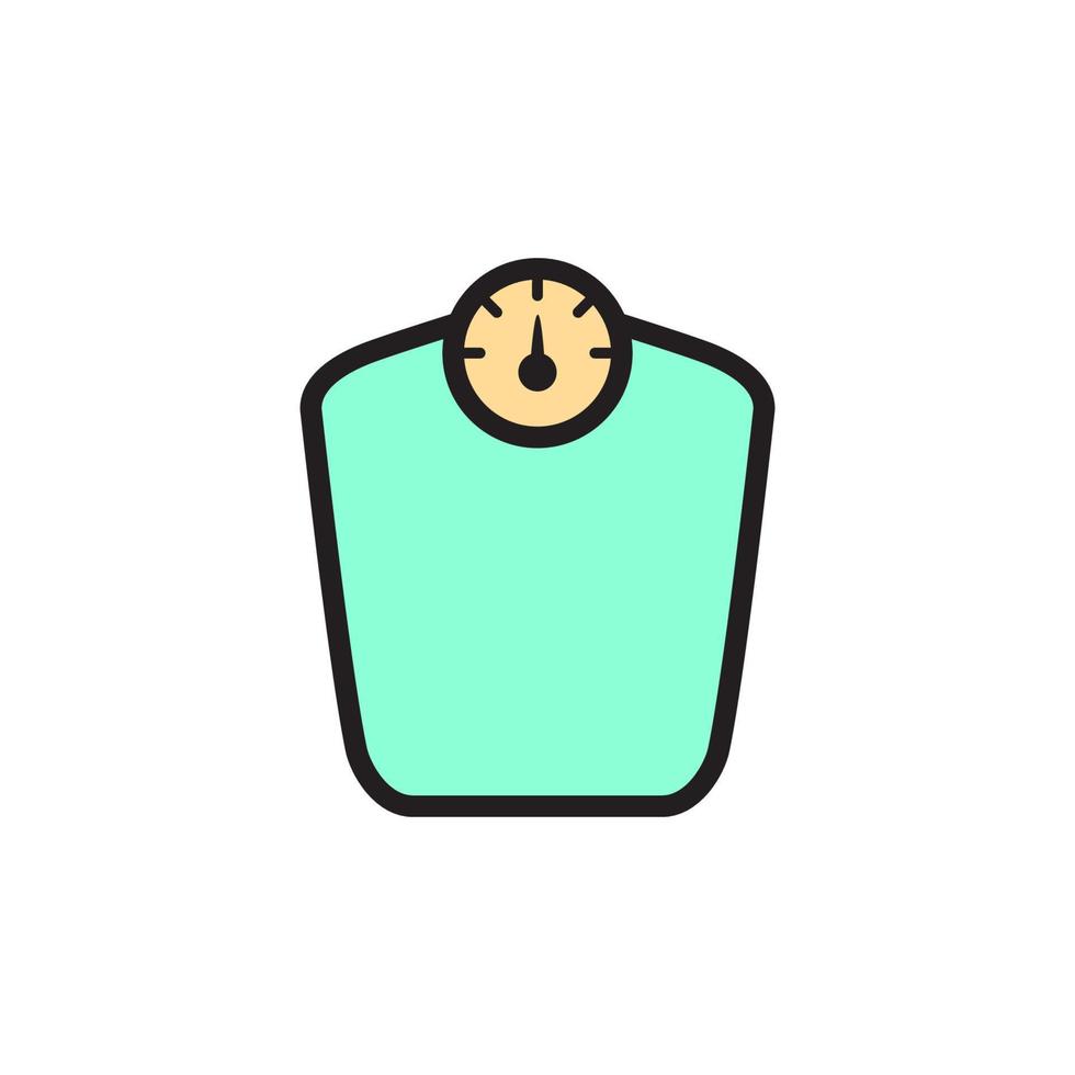 Weight Scales Icon EPS 10 vector