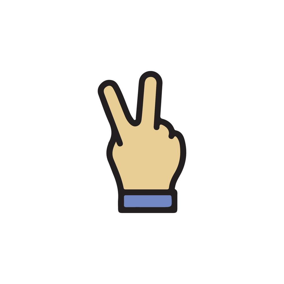 Gestures of Human Hands Icon EPS 10 vector