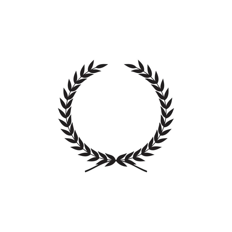Laurel Wreath Icon EPS 10 vector
