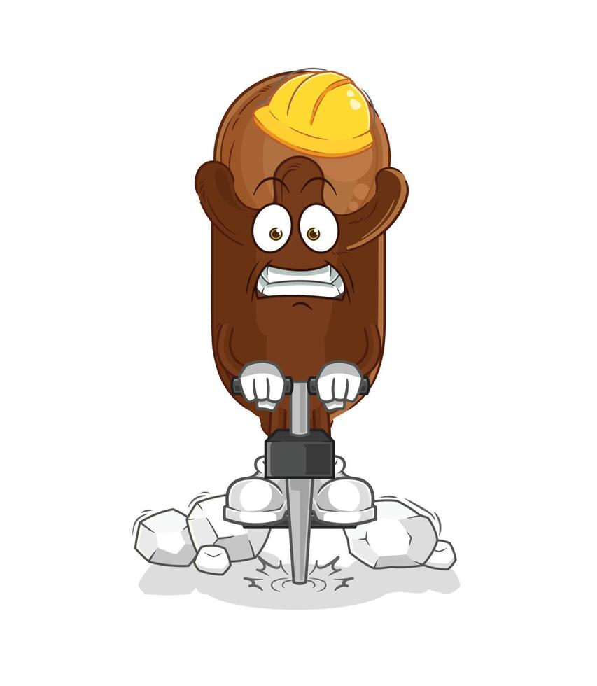 clove mascot vector