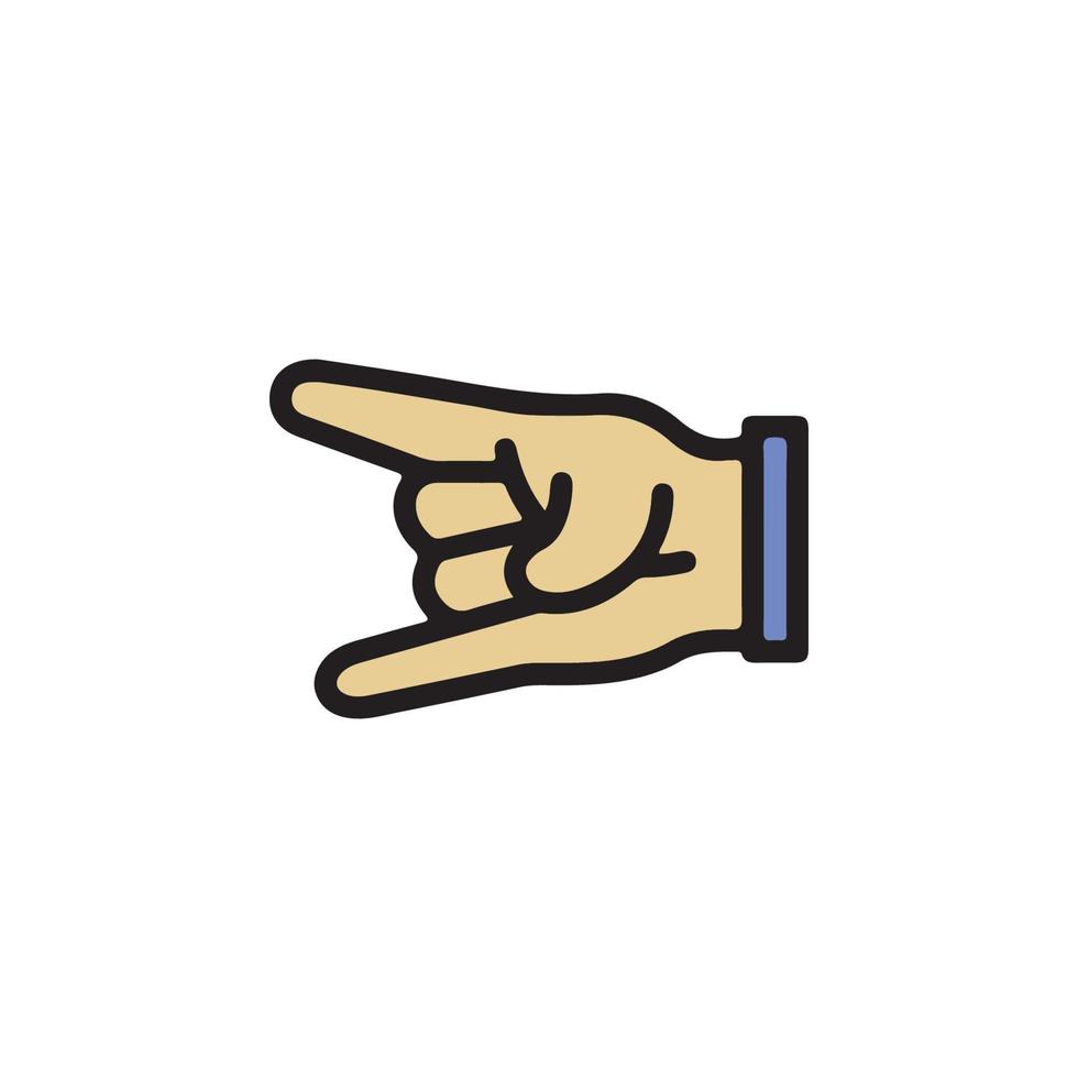 Gestures of Human Hands Icon EPS 10 vector