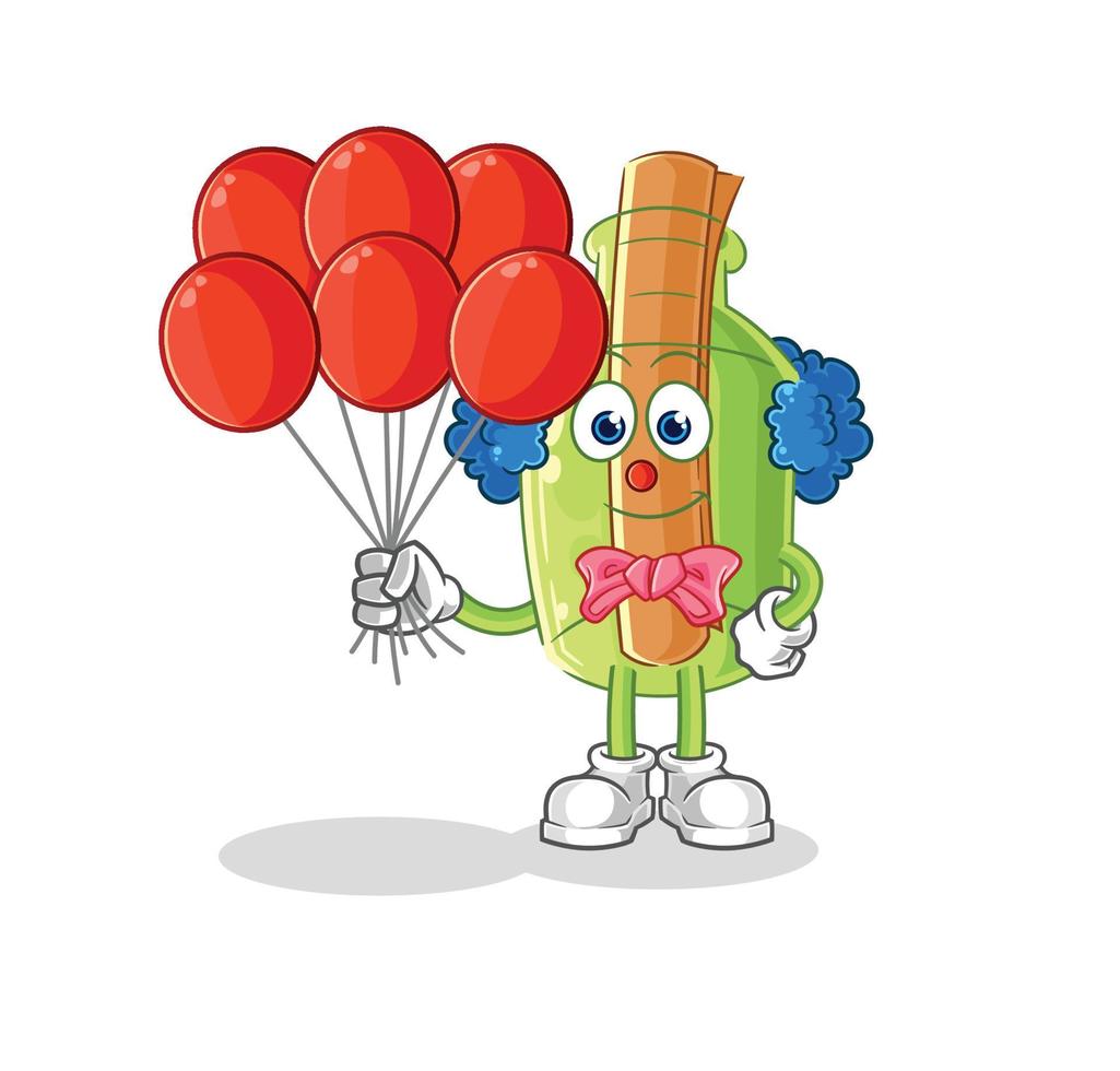 message in a bottle vector