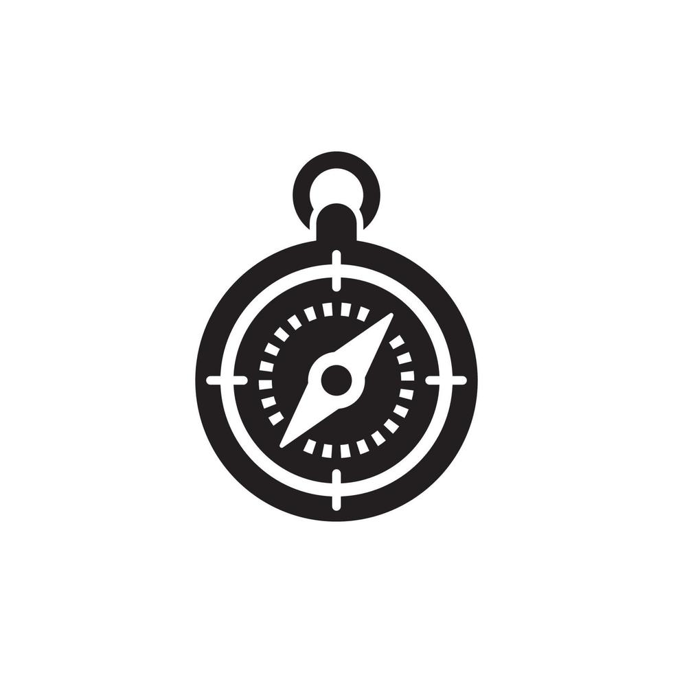 Compass and Map Navigation Icon EPS 10 vector