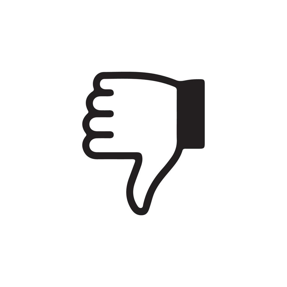 Thumbs Up and Down Icon EPS 10 vector