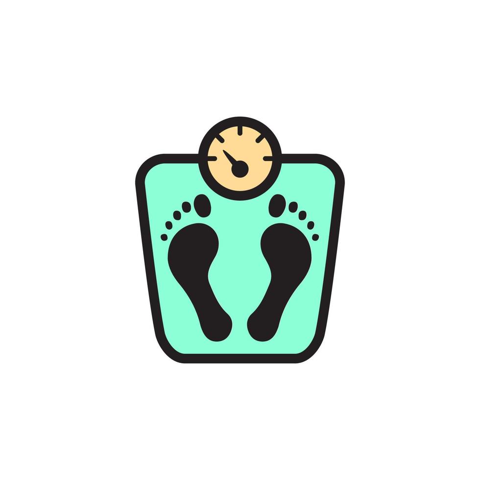 Weight Scales Icon EPS 10 vector