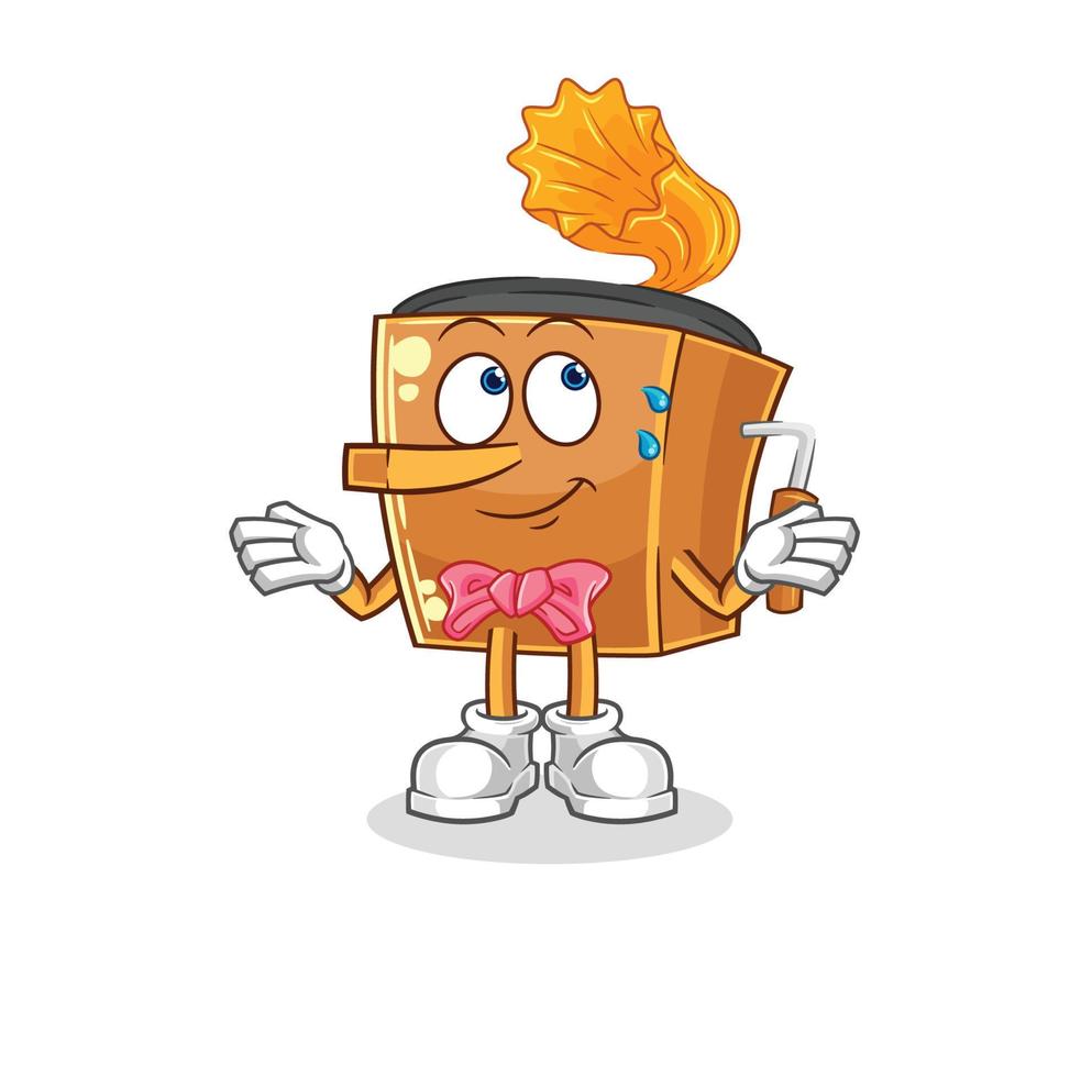 record player mascot vector