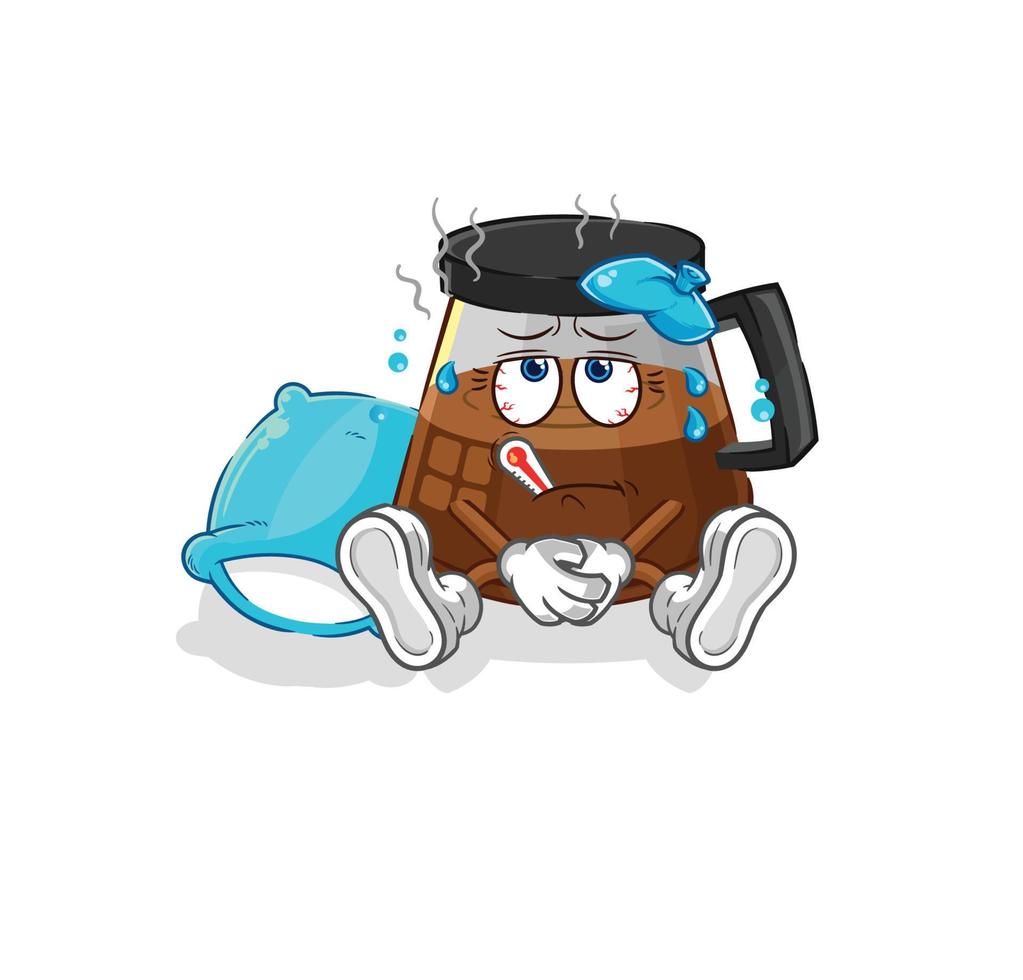 coffee machine vector character