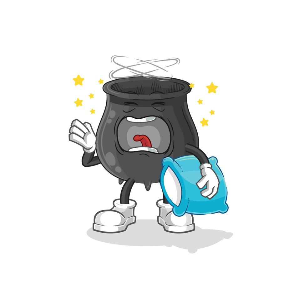 cauldron cartoon vector