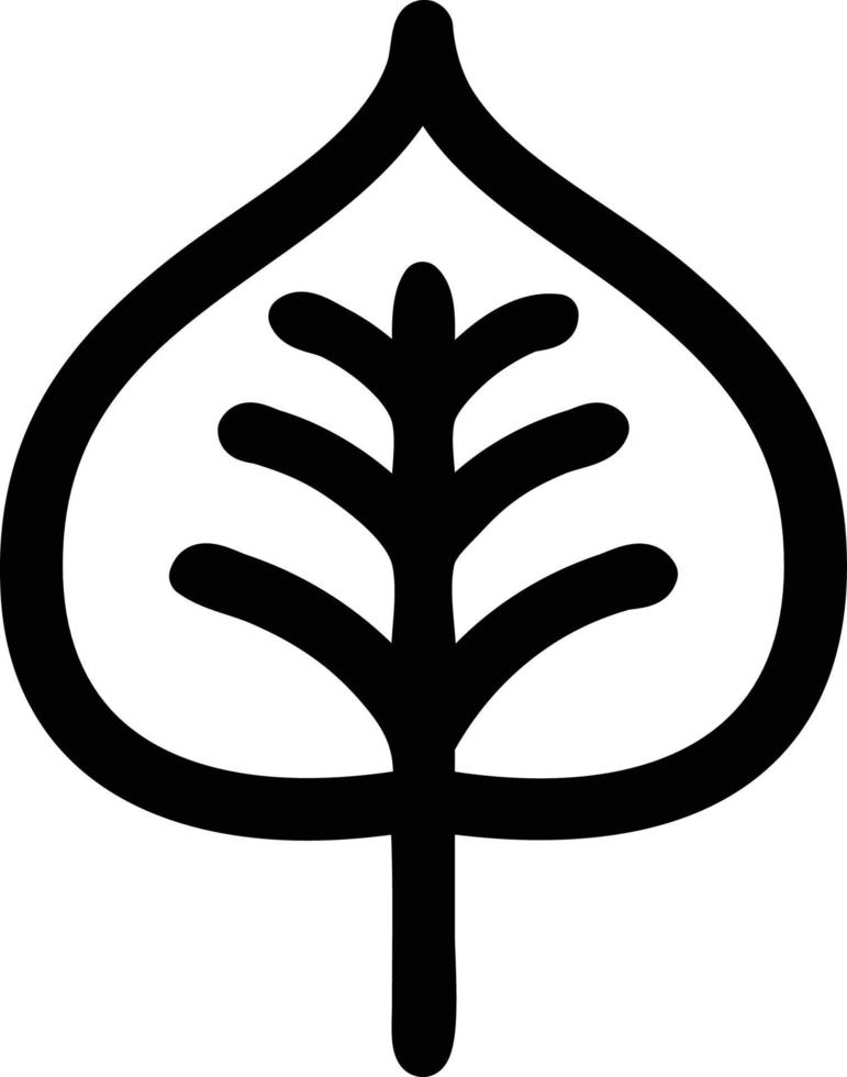 natural leaf icon vector