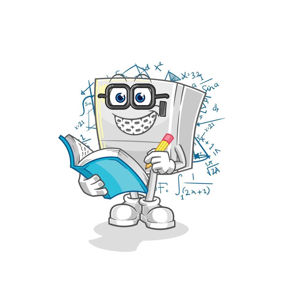 refrigerator mascot vector
