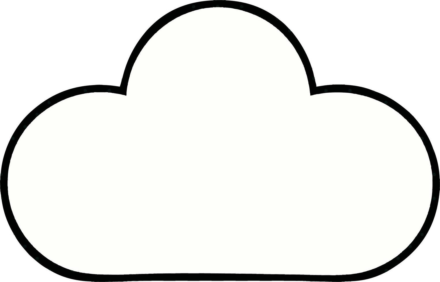 comic book style cartoon white cloud vector