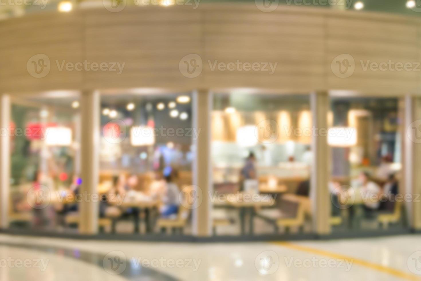 restaurant blur background photo