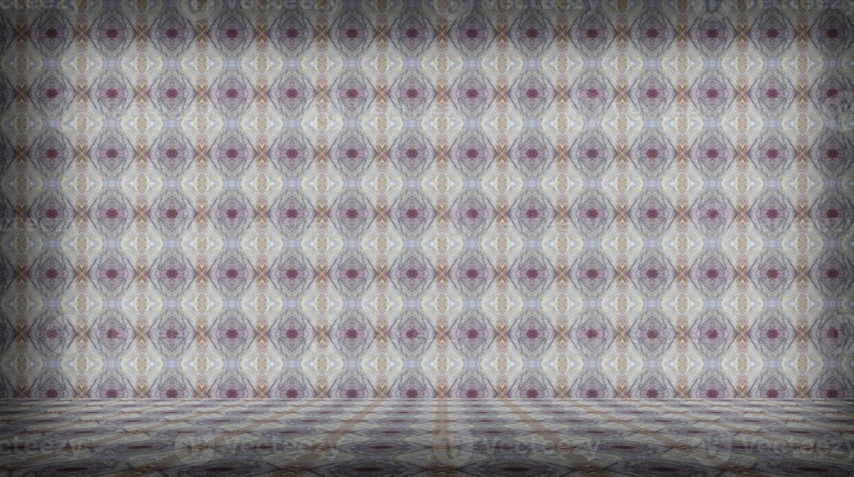 Empty room with abstract pattern,marble background photo