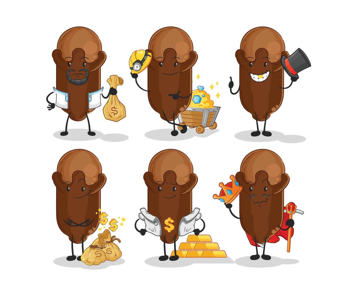 clove mascot vector