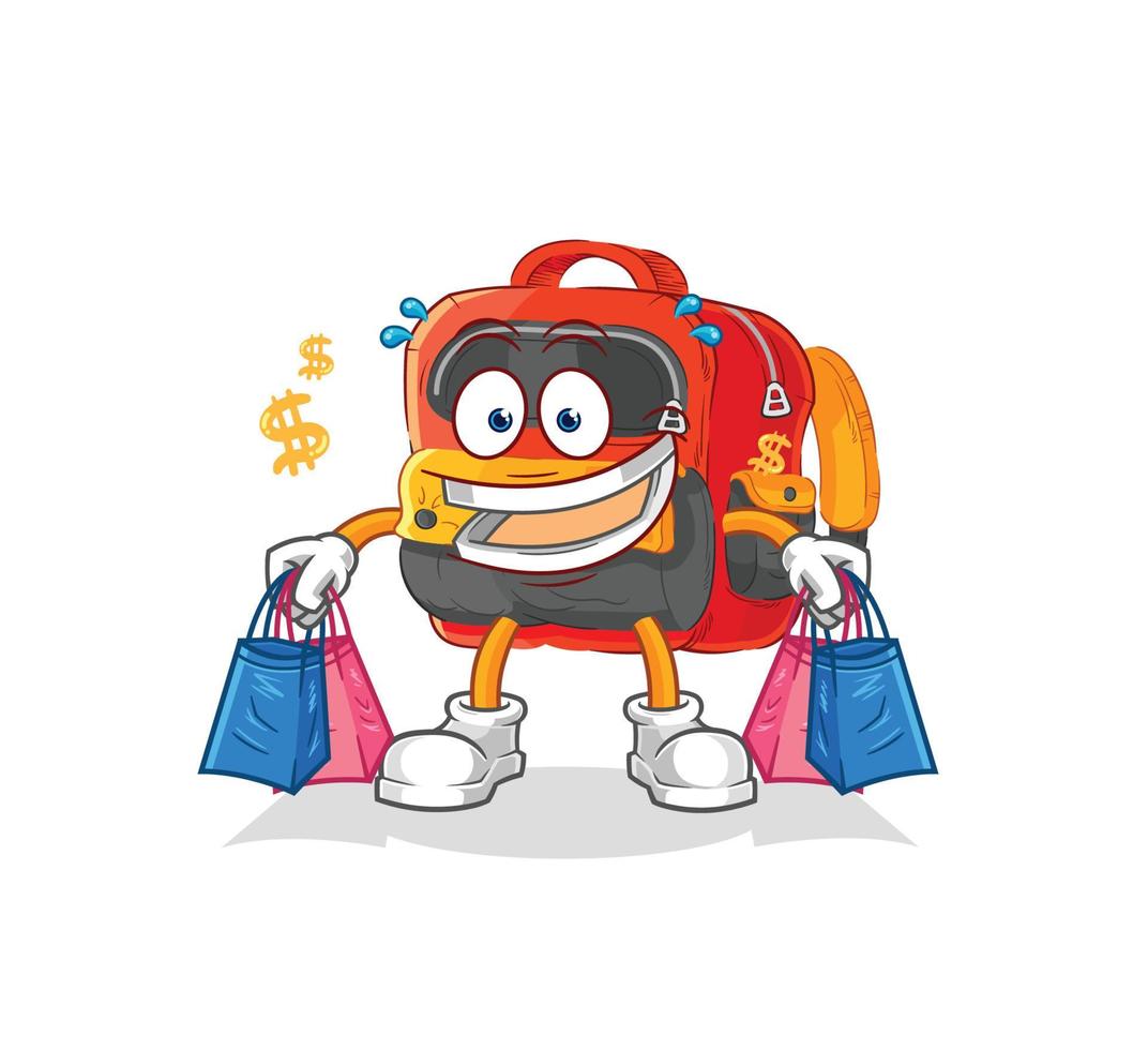 backpack cartoon vector 10741052 Vector Art at Vecteezy