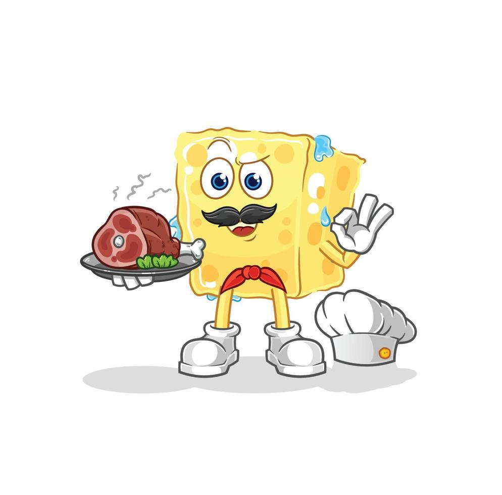 sponge mascot vector 10741059 Vector Art at Vecteezy